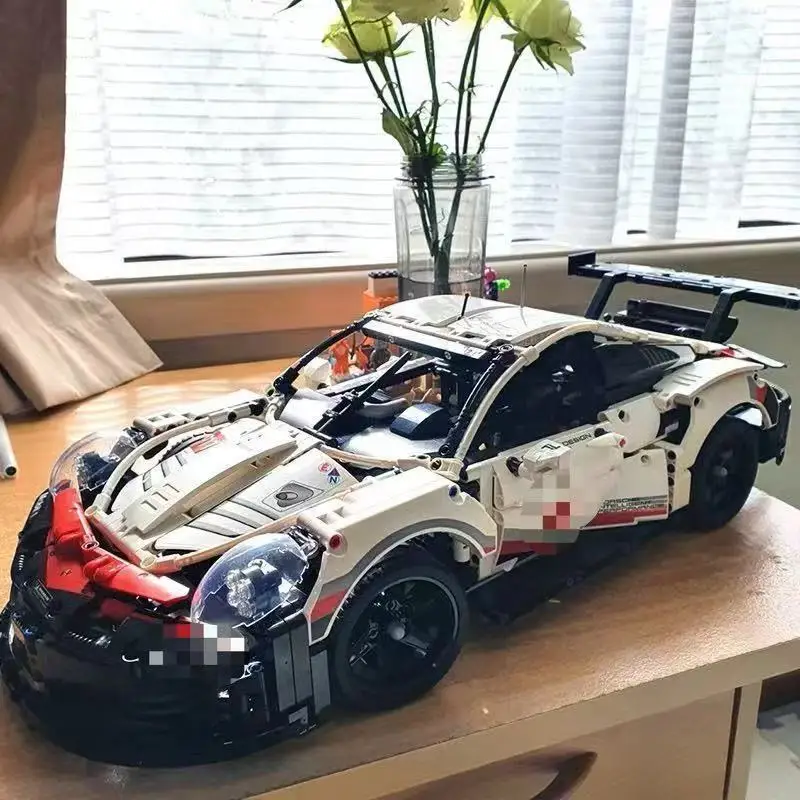 1:10 스케일 42096 스포츠카 조립 키트 (1580+개) - DIY 조립 모델 자동차, 건설 블록 세트, 이상적인 생일 선물
