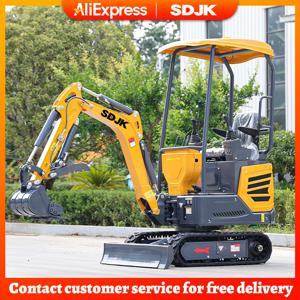 중국산 미니 굴삭기 1톤 1.5톤 2톤 소형 굴삭기 무료 배송 미니 굴착기 맞춤 제작 가능