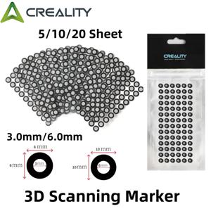 Creality 3.0/6.0mm 3D 스캐닝 마커 (3D 스캐너용, 추적 도트 기준점 마커, 확산 반사 마커)