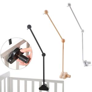아기 나무 침대 벨 브래킷 모바일 걸이식 딸랑이 장난감 신생아 뮤직 박스 홀더 브래킷 유아용 침대 장난감 암 브래킷 아기 선물