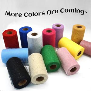 15cm x 10야드 샤이닝 튤 원단 롤 의자 장식용 리본 테이블 러너 스웨그 DIY 웨딩 파티 생일 이벤트 장식