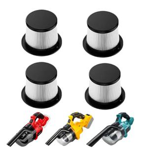 DEWALT DCV501HB 용 2/4pcs 교체 필터 Makita 진공 청소기 용 무선 핸드 헬드 진공 청소기 필터