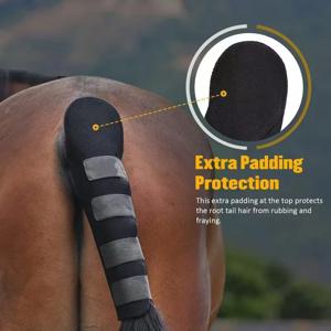 포니테일 보호 커버는 파리 모기 물림을 방지합니다. 꼬리 보관함 말 내구성 있는 미용 가방 승마 용품