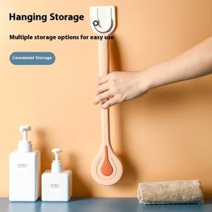 긴 손잡이가 있는 욕실 바디 브러시 키트: 부드러운 털 브러시, 등 스크러버 및 샤워 마사지 도구