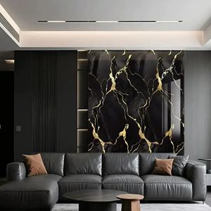 자가 접착 패널 유럽 스타일 벽지 방수 및 세척 가능 대리석 벽 스티커 가정 장식용