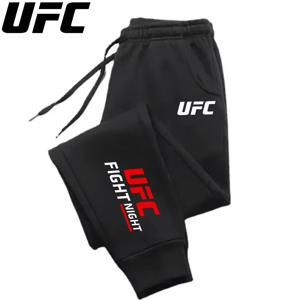 2025년 히트 UFC 남성 가을 및 겨울 스포츠 & 피트니스, 스타일리시한 단색 트레이닝 팬츠