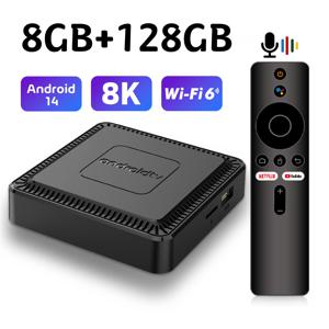 2026 Q7 안드로이드 14.0 TV 박스 HD 8K 비디오 디코더 지원 올위너 H313 WIFI 6 블루투스 5.2 셋톱박스