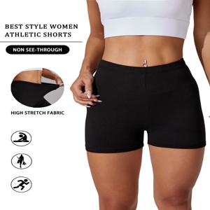 여성용 바이커 쇼츠, 매우 부드럽고 시스루 없는 운동복, 요가, 러닝, 사이클링, 푸쉬업, 짐, 피트니스 반바지, 여성 활동복