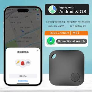 스마트 블루투스 GPS 트래커 태그, 분실 방지 알림 기능, 안드로이드 및 iOS 앱 호환, 자동차 키 및 애완동물 찾기용 위치 추적기