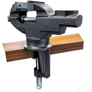 홈 바이스 유니버설 회전 360 °   작업용 클램프형 바이스 테이블, 보석 세공, 취미용 클램프, 공예 수리 도구용 소형 벤치 바이스