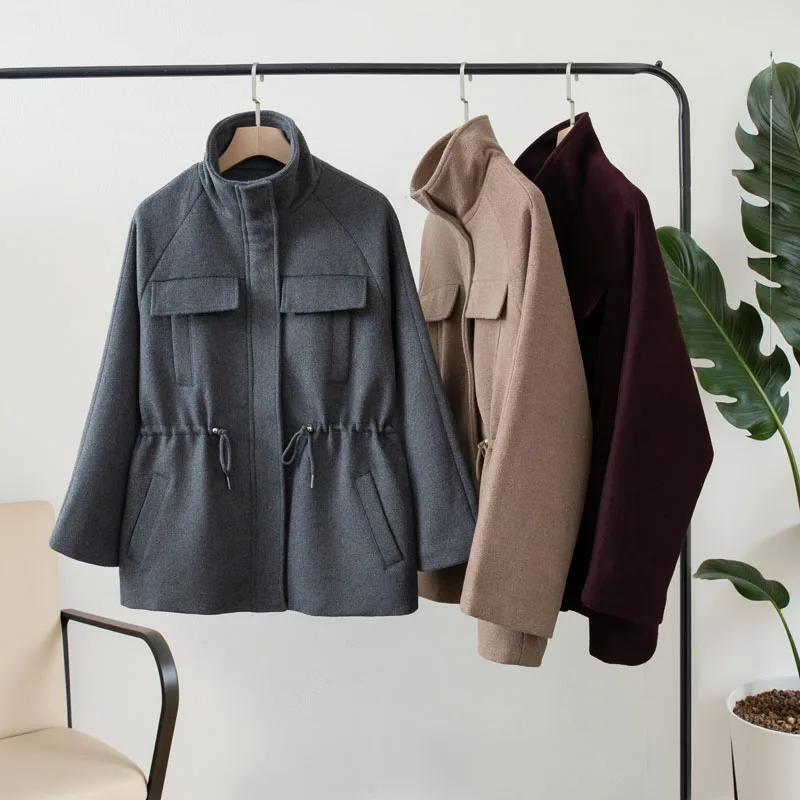 여성 패션 울 재킷