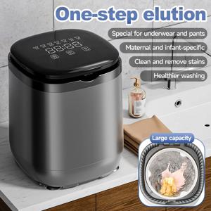 컴팩트 휴대용 접이식 여행용 세탁기 소형 세탁 필요품 양말 속옷 팬티에 이상적 - 경량 디자인