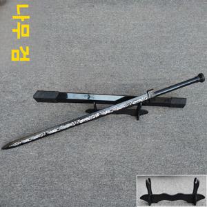 3미터 길이의 나무 검, 양손용 한검, 칼집 포함, 무술 공연 소품, 전통 중국 무술 무기