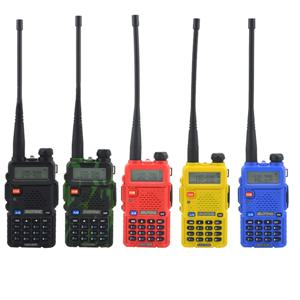 BAOFENG BF-UV5R UV-5R 듀얼 밴드 VHF 136-174MHz 및 UHF 400-520MHz FM 양방향 라디오 baofeng wallkie talkie(무료 이어피스 포함)