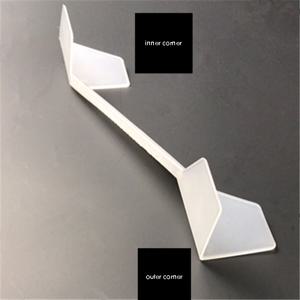 외부 내부 코너 흙손 내부 외부 각진 코너 청소 흙손 건식 벽체 코너 페인트 스크레이퍼 콘크리트 퍼티 나이프