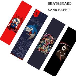 에머리 방수 스케이트보드 그립 테이프, 스케이트보드 샌드페이퍼, 자체 접착 롱보드 테이프, 스키드 데크 스티커 액세서리, 1220x250mm