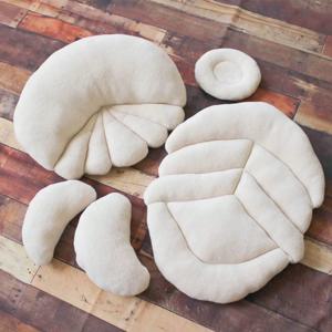 5PCS 신생아 사진 소품 베개 아기 사진 소품 유아 소년 소녀 촬영 포즈 바구니 침대 가구 쿠션