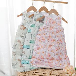 Elinfant 100% 폴리에스터 두꺼운 아기 침낭 겨울을 위한 아늑한 부드러운 민소매 조끼 디자인 아기 수면 Sakc