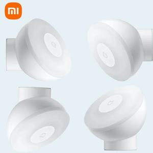 XIAOMI Mijia 야간 조명 2 버전 모션 센서 스마트 인간 광 센서 야간 램프 옷장 조명 조절 가능 밝기