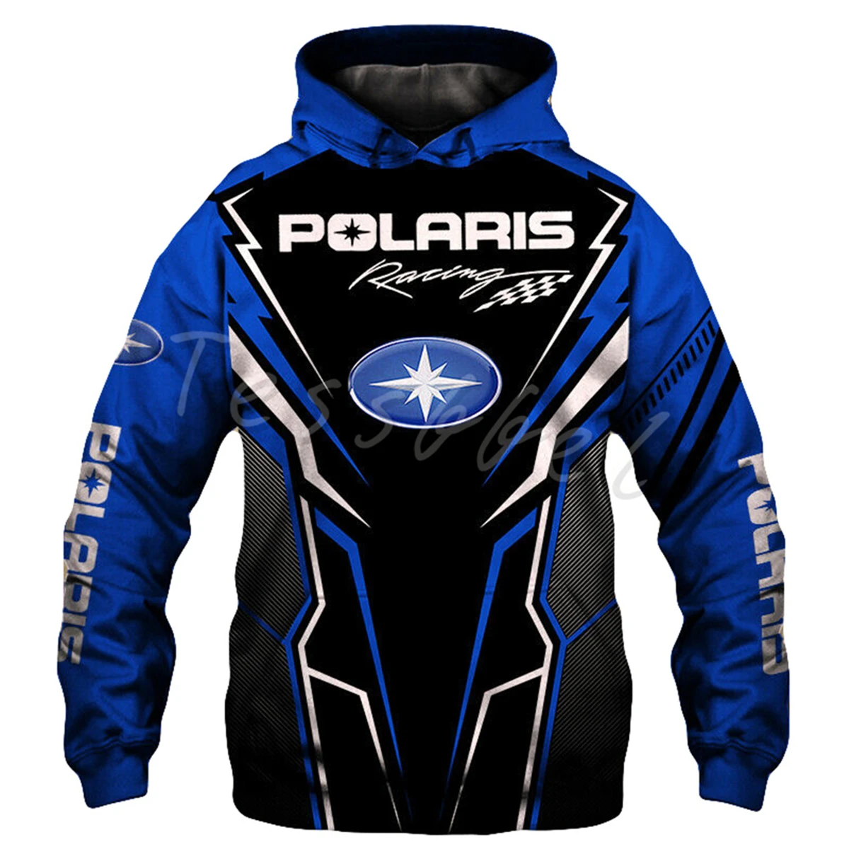2024 Polaris Racing Rzr 스노모빌 패션 캐주얼 지퍼 까마귀 탑 핫 세일 남성 및 여성 봄, 가을 후드 자켓
