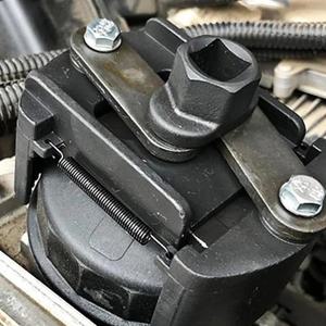 조정 가능한 두 개의 턱 오일 필터 렌치 필터 60-80mm 필터 렌치 리무버 스틸 연료 캐스트 두 개의 발톱 분해 도구