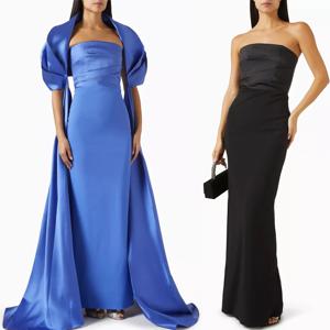 맞춤 제작된 섹시하고 우아한 트레인 드레스 A라인 이브닝 드레스, 고급스럽고 정교한 여성용 파티/졸업 파티 가운