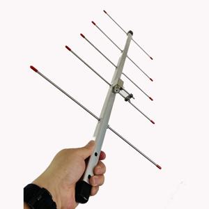 UHF Yagi 안테나 고이득 5 요소 분리형 및 휴대용 조절 가능 420-450MHz 아마추어 밴드