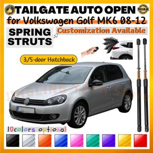 Qty(2) 폭스바겐 골프 MK6 해치백 2008-2012용 스프링이 있는 트렁크 스트럿츠 후면 테일게이트 부트 리프트는 충격 흡수 장치를 지원합니다