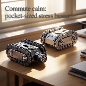 금속 회전 탱크 피젯 장난감 - 전술 자기 EDC 스트레스 완화제 및 스피너 |   아이들을 위한 멋진 군사 선물 fidget 장난감 edc