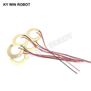 부저 스피커용 압전 피에조 세라믹 웨이퍼 플레이트 직경 27mm 10개