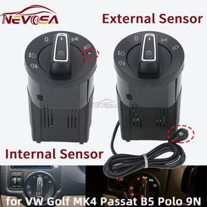 18D941531D 자동차 헤드라이트 제어 모듈 센서 스위치 VW 골프 4 MK4 1999-2004 파사트 B5 폴로 9N 9N3 비틀 안개등 스위치