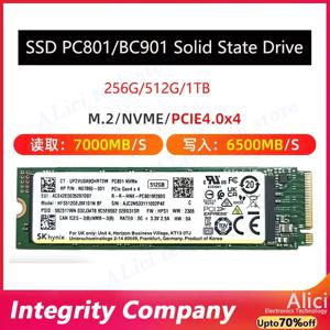 오리지널 SSD PC801/BC901 512GB 1TB 256GB 2280 PCIe 4.0 NVMe 노트북 M.2 솔리드 스테이트 드라이브 BC711