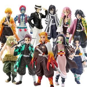 15cm 애니메이션 귀멸의 칼날 캐릭터 네즈코 탄지로 미츠리 시노부 젠이츠 쿄쥬로 액션 피규어 모델 장난감 선물
