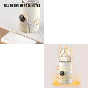 지능형 아기 병 따뜻한 우유 병 히터 슬리브 6 기어 조절 가능한 온도 425f