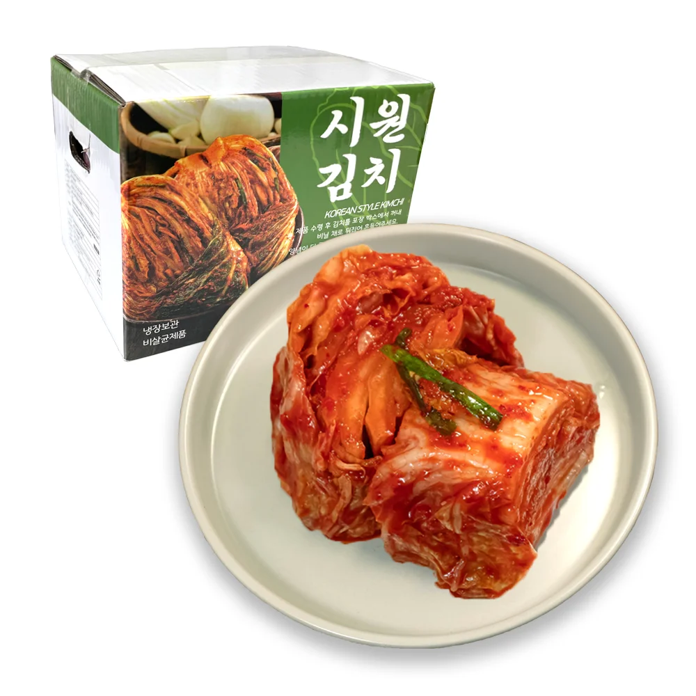 [시원밥상] 맛김치 5kg 수입 썰려있어 간편한 한입 절단김치 HACCP인증 slice kimchi