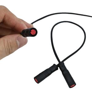 방수 20cm 30cm m8 2핀 코어 전기 자전거 버트 플러그 남성-여성, 남성-여성 와이어, 전기 자전거 센서 디스플레이 케이블 h