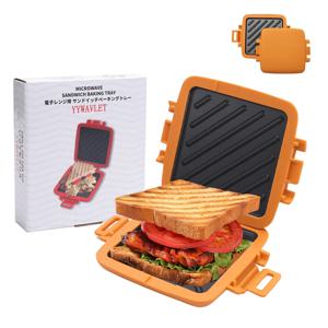 전자레인지 토스티 샌드위치 메이커 및 그릴, 실리콘 전자레인지용 조리기구, 논스틱 코팅, 히트웨이브 기술, 컴팩트