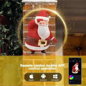 42CM 와이파이 3D 홀로그램 프로젝터 팬 리모컨 와이파이 제어 3D LED 프로젝터 디스플레이 플레이어 홀로그램 광고 프로젝터