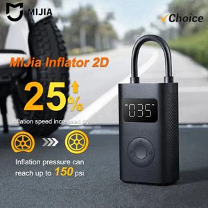 NEW MIJIA 에어 펌프 컴프레서 2D 휴대용 전기 에어 컴프레서 2D 타이어 센서 미 인플레이터블 트레저 2D 자동차 자전거 공용