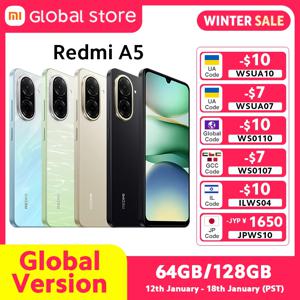 【브랜드+】글로벌 버전 레드미 A5 유니소크 T7250 프로세서 32MP 메인 카메라 6.88인치 대형 화면 15W 고속 충전 지원