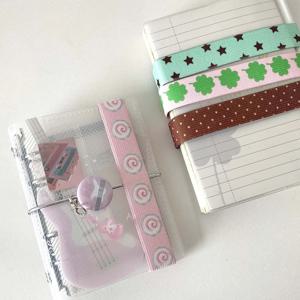 A7 M5 플래너 탄성 밴드 노트북 타이 스트랩 귀여운 별 장식 인스타그램 감성 오거나이저