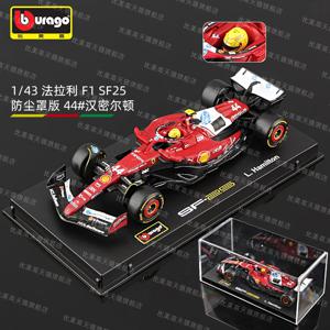 부라고 1:43 F1 2025 스쿠데리아 페라리 HP SF25 # 16 찰스 르클레르 # 44 루이스 해밀턴 합금 자동차 다이캐스트 모델 장난감 수집품