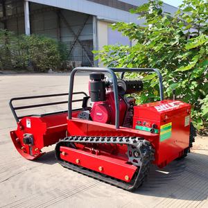 맞춤형 800mm 플레일 모어 제로턴 잔디깎이 원격 제어 지능형 로봇 잔디깎이