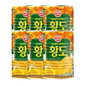 오뚜기 황도(반절컷팅) 400g 6개