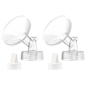 2개의 플랜지 및 2개의 덕빌 밸브는 Spectra S1 S2 9 Plus 펌프와 호환되며, 교체용 유축기 액세서리입니다.