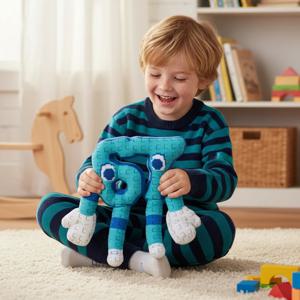 2025 애니메이션 에소크 세콜라 자델 플러시 인형 - 브레인로트 하우스 도난 9가지 귀여운 게임 주변 상품 어린이 생일 선물