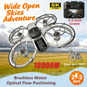 신제품 오리지널 Z4 드론 8K WIFI GPS 전문가용 HD 항공 촬영 원격 조종 항공기 HD 듀얼 카메라 쿼드콥터 장난감 UAV