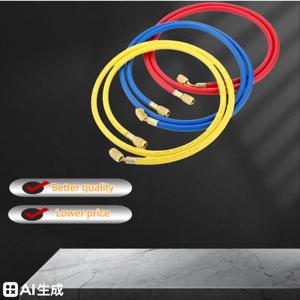 냉매 충전 호스 HVAC용 R32 R410a 냉매 에어컨 매니폴드 게이지