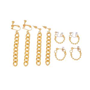 2쌍 KPOP 악마 퇴치 걸그룹 루미 코스프레 클립온 귀걸이, 애니메이션 상품 액세서리