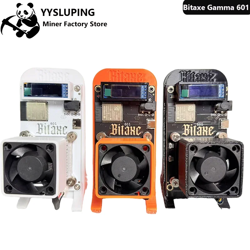 Bitaxe Gamma 601 비트코인 ​​광부 1.2TH 15 J/TH 17W 컴팩트 오픈 소스 광부 세 가지 색상